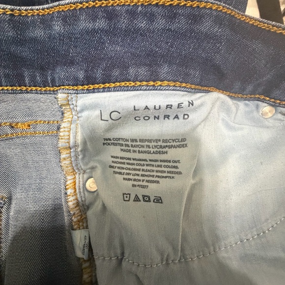 LC Lauren Conrad Dark Blue Skinny Jeans Size 16 - Picture 5 of 5